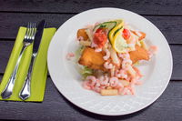 Stjerneskud og hvidvin til 2 personer