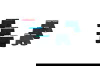 6 par bambusboksershorts