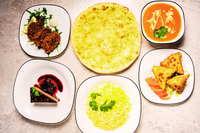 4-retters indisk menu